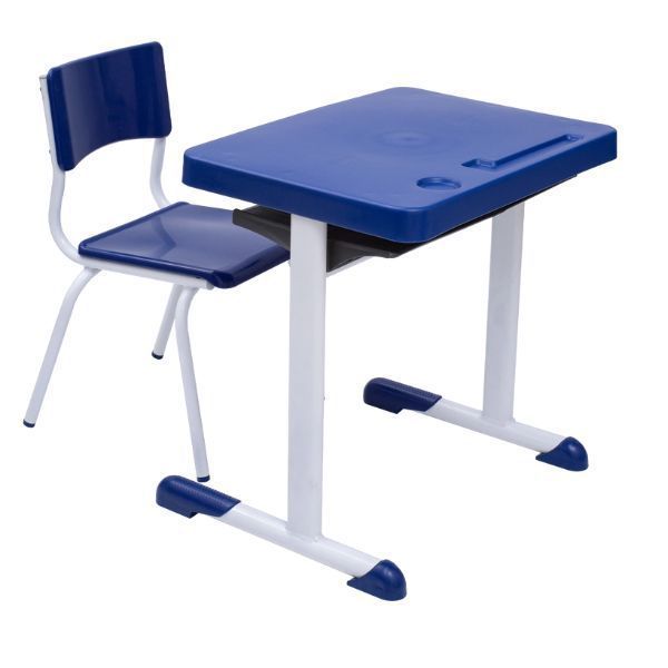 Conjunto escolar infantil em polipropileno